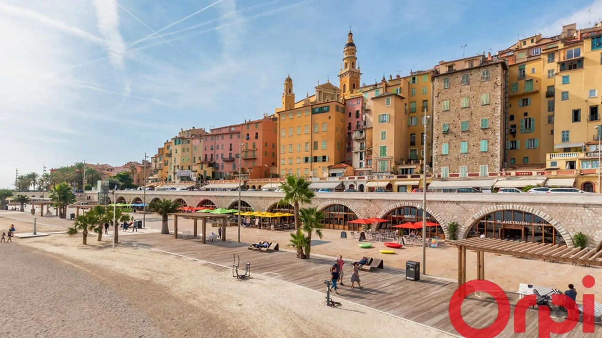 Studio Renove Avec Terrasse, Climatisation Et Parking A Menton - Fr-1-647-42 Apartment