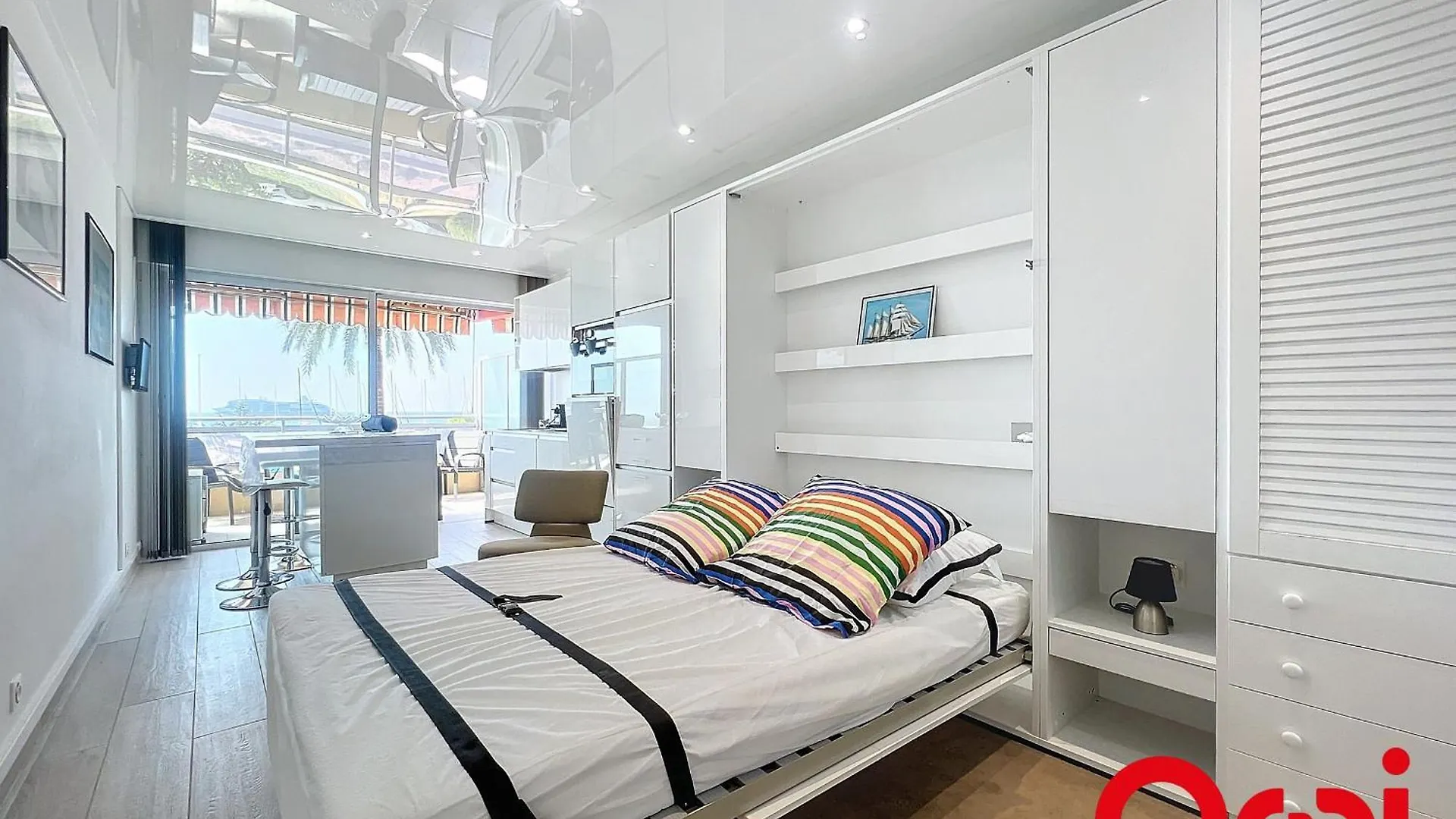 Apartment Studio Renove Avec Terrasse, Climatisation Et Parking A Menton - Fr-1-647-42